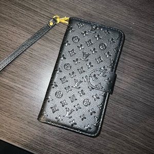 LV iPhone XS MAX case with CC holder